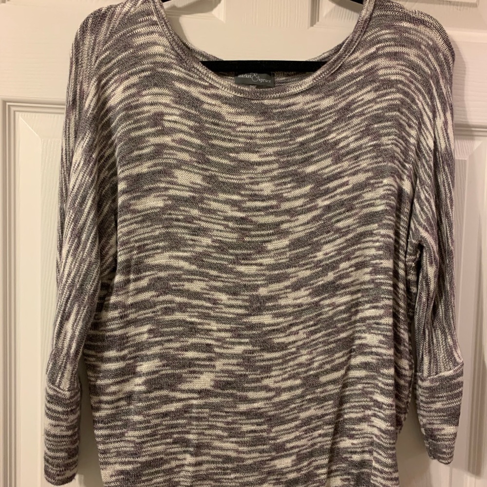 Grey light weight sweater